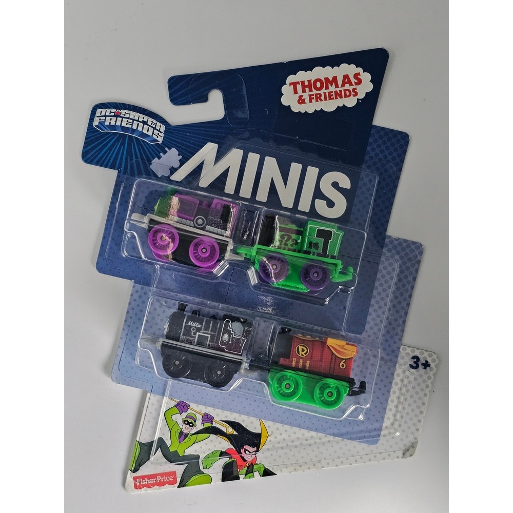 Thomas & Friends MINIS DC Super Friends 4 Pack Robin Catwoman Riddler Beast Boy